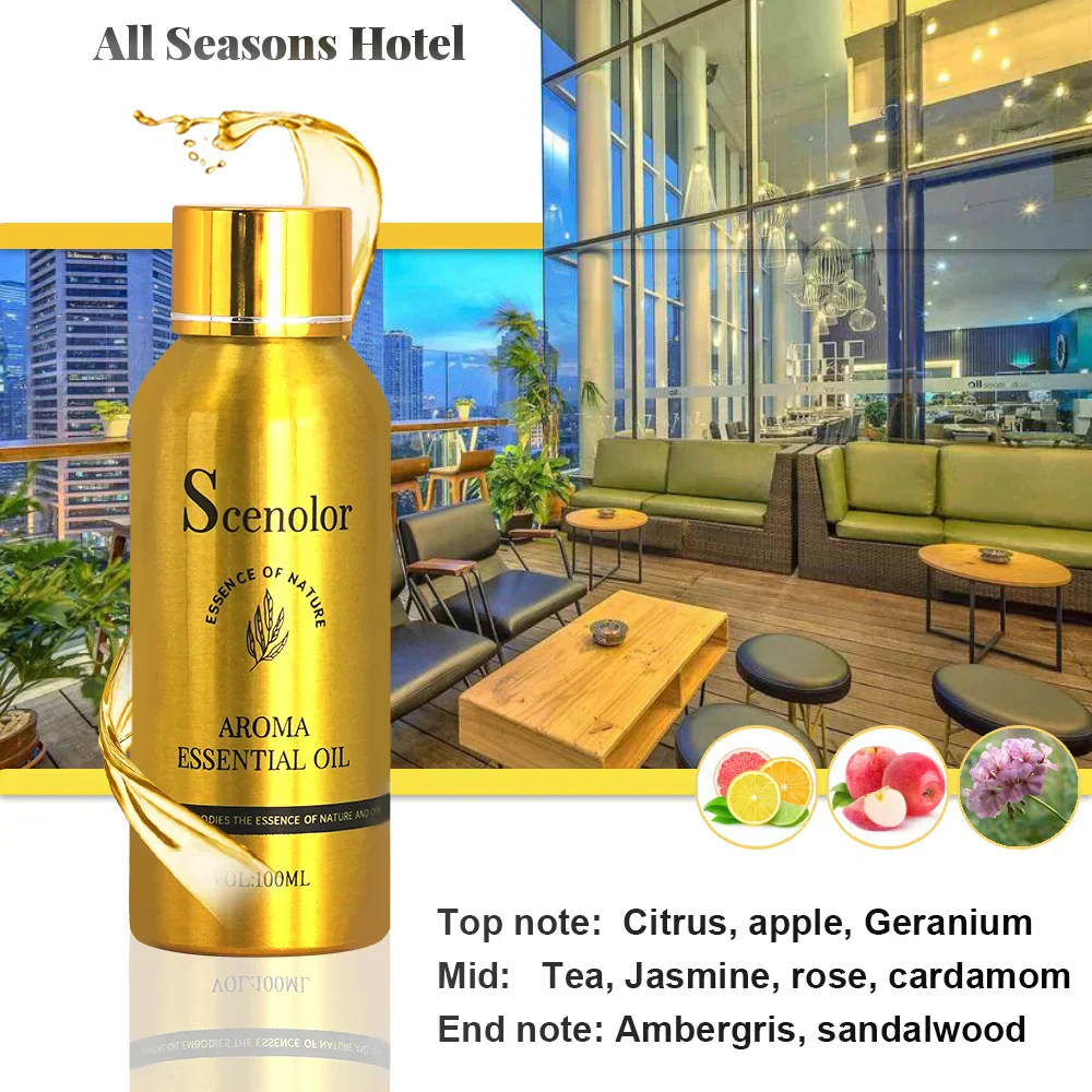 Unisex 100ml Hotel Essential Oil for Diffuser