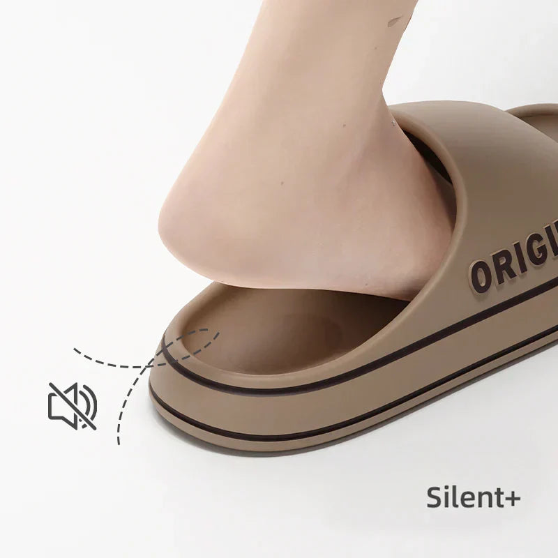 Feslishoet Women Letter Slippers