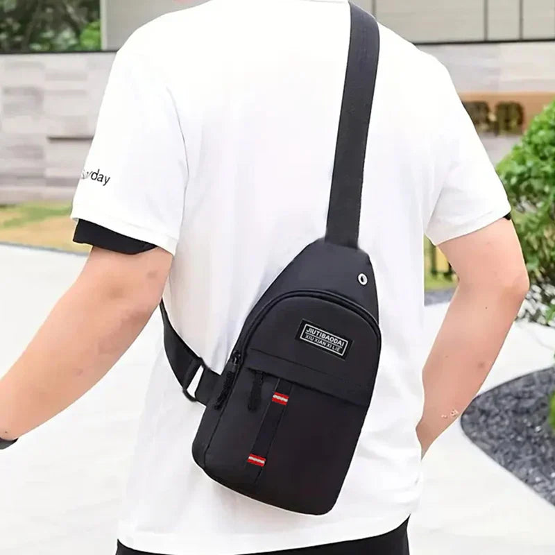 Adjustable Crossbody Oxford Pocket